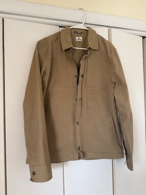 tentree Men's Khaki Utility Shirt Jacket